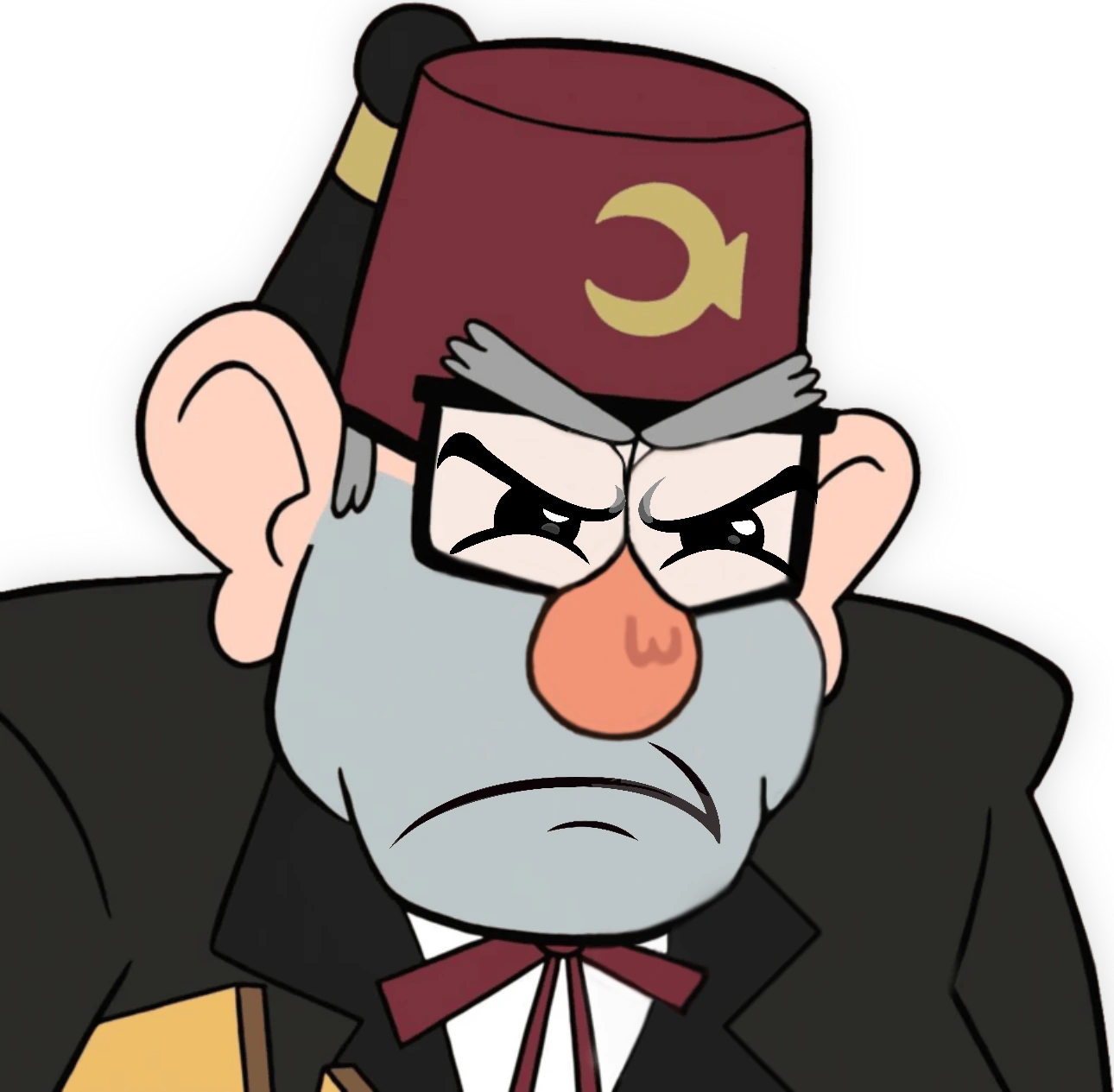 GrunkleStan_Mad emote