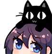CatOnAnimeGirl emote