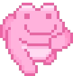pinkfrogrun emote