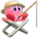 kirbyFishing emote