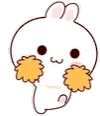 bunnyCheer animated emote