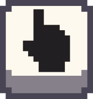 pixel_hand_point_up_right emote
