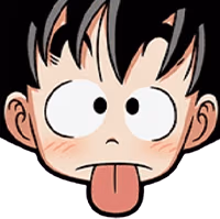 db_GokuTongue emote