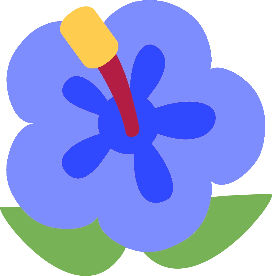 blue_hibiscus emote