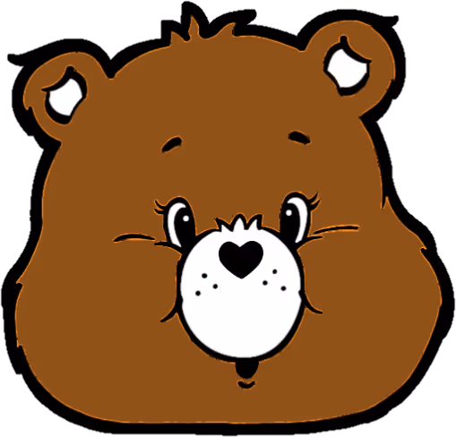 black_orange_carebear emote