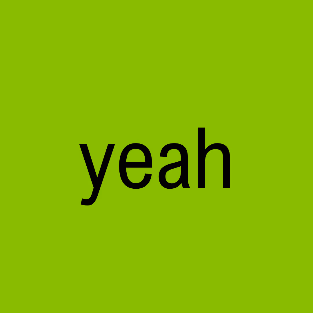 yeah emote