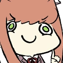 ddlc_monika_derp emoji