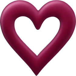 Burgundyheart emote