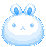 pastelbluebouncybunny animated emote