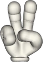 EmotiPeaceHand emote
