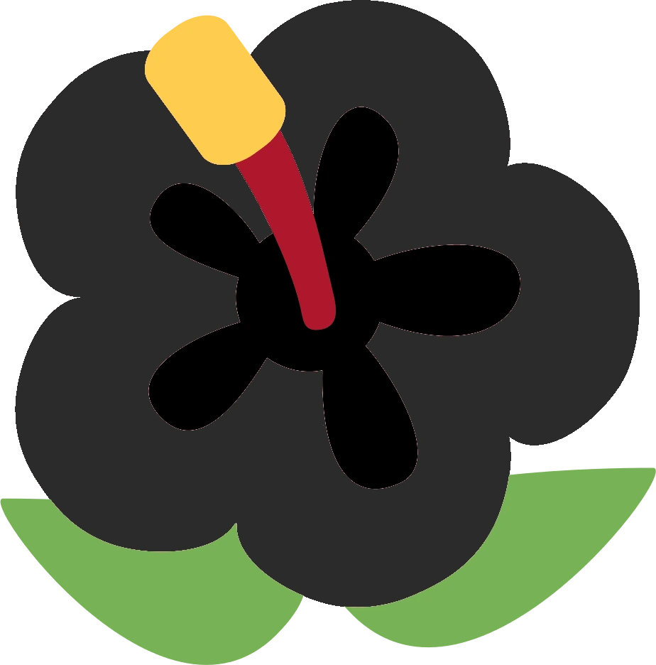 black_hibiscus emote