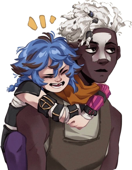 EkkoandIsha_Hug emote