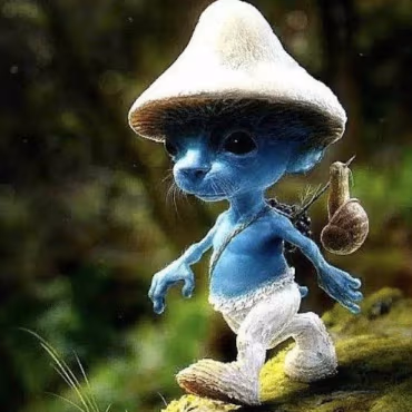 SmurfCat emote