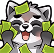 Raccoon_112_25 emote