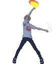 aquaCheer animated emote