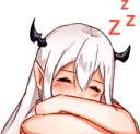sleepy emote