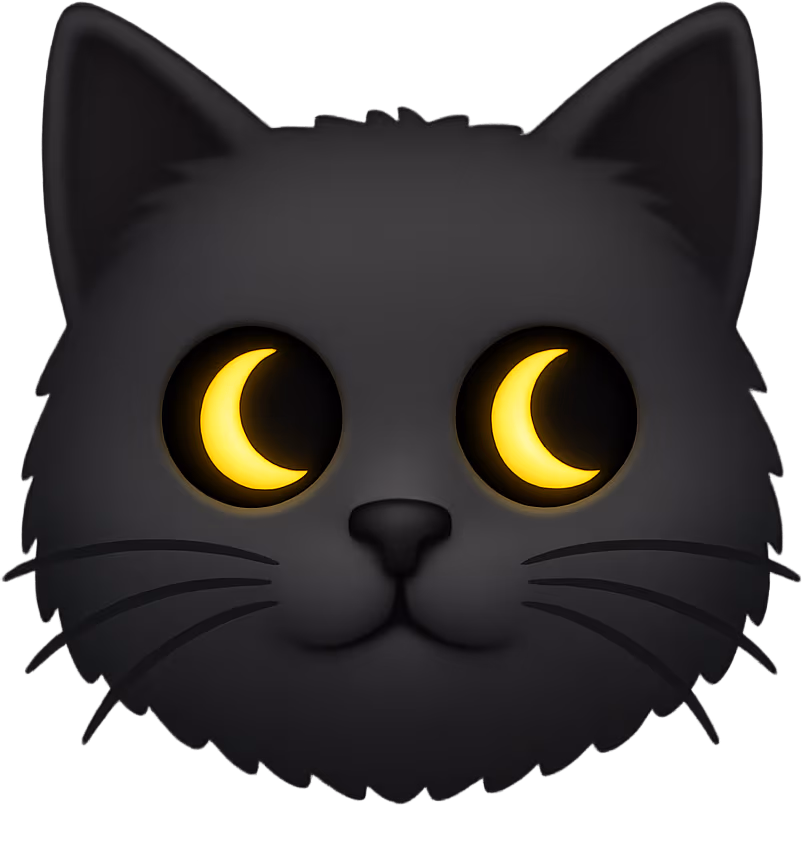 Goth_cat emote