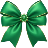 Greenflowerbow emote