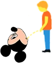 man_peeing_on_mickey emote