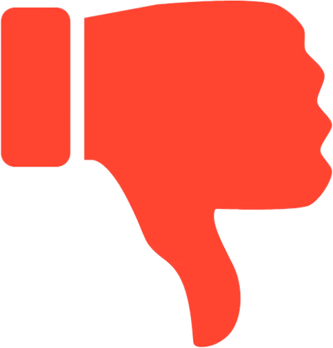 RedTumbsdown emote
