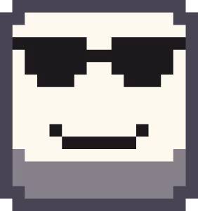 pixel_emoji_sunglasses sticker