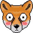 flushed_fox emote