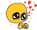 Shy emoji
