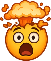 Explodingemoji emote