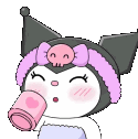 KuromiCoffee animated emote