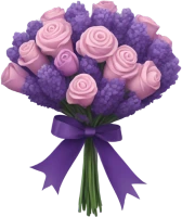 Purplepinkflowersz emote