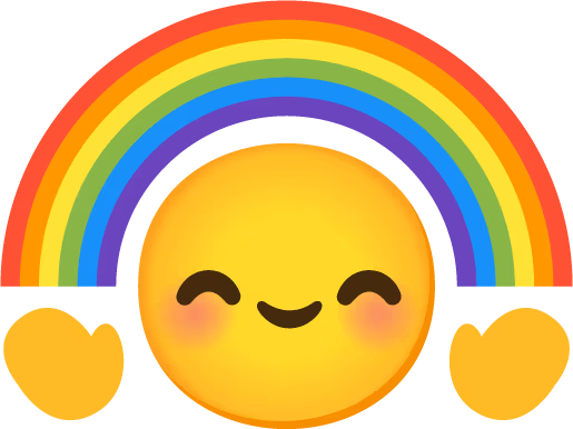 Rainbow emote