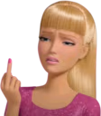 BarbieFinger emoji