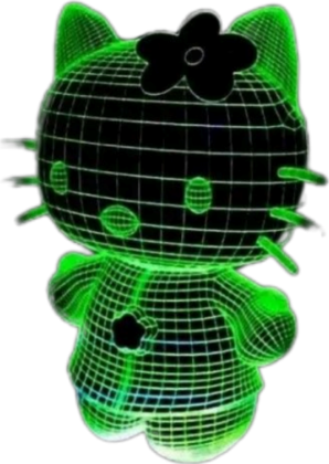 neon_hellokitty static emote