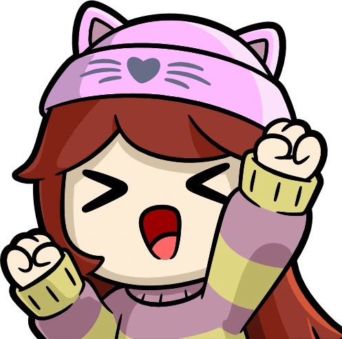 PinkBeanieHYPE emote