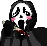 Blushing_Ghostface sticker