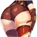 amberButt emote