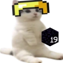 catsittingverycomfortablewaitingforobsidian emote