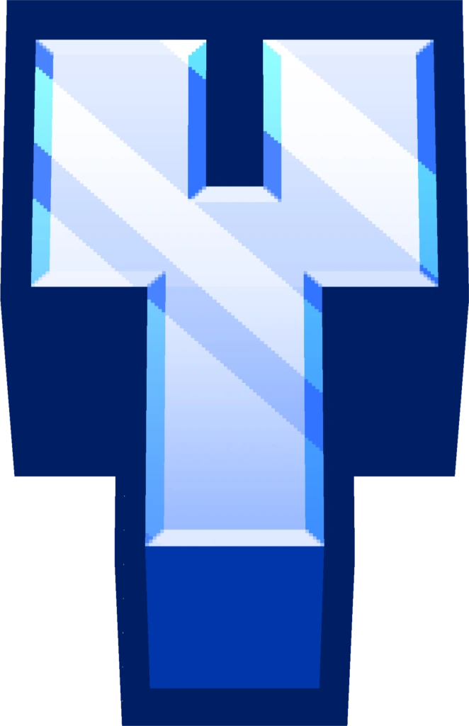 minecraft_blue_Y emoji