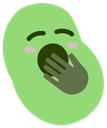 yawn_bean emoji