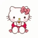 kittyCOFFEE animated emote
