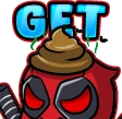 DeadpoolGetShitOn emote