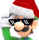 ChristmasLuigi emote