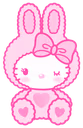 PinkBunnyHelloKitty emote