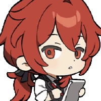 Chibi_Diluc_Write emote