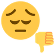 pensive_thumbsdown emoji