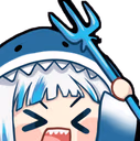 GawrGuraAngry emote