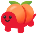 Peach emote