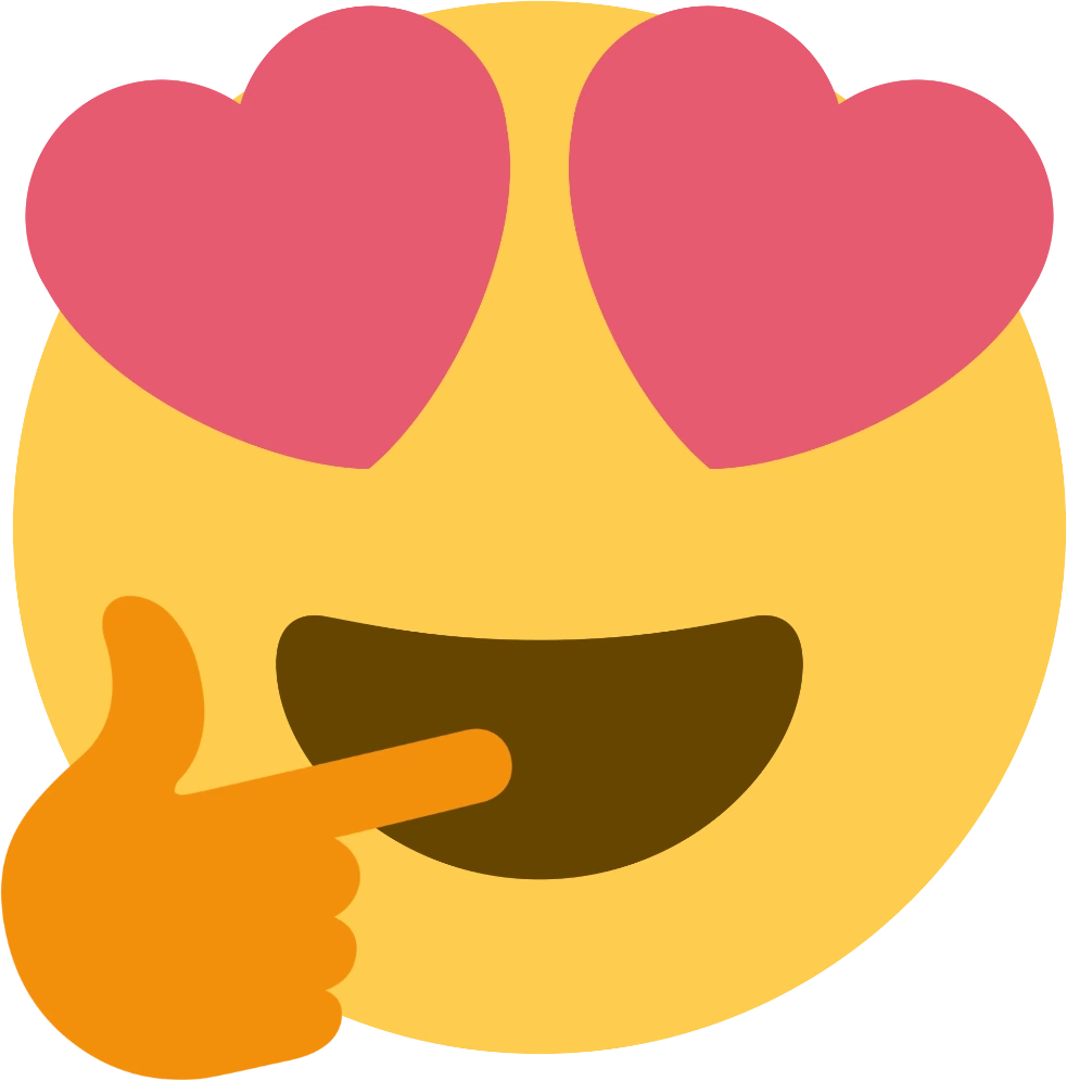 HeartEyesThinking emote