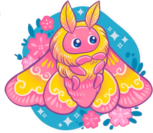 pinkmoth emote