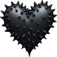 Gothblackheart emote